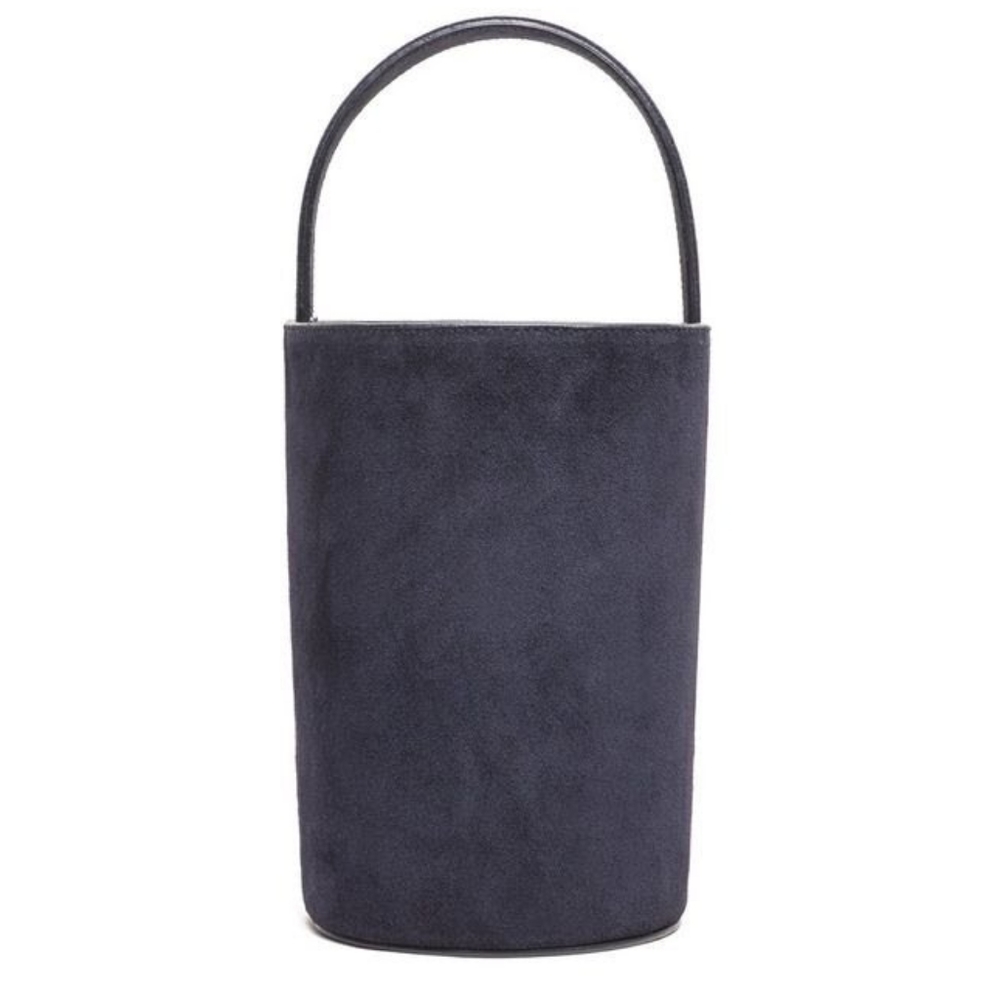 COPY - Marais USA Navy Suede Bucket Bag
